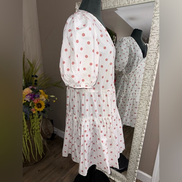 J. Crew • Puff Sleeve Cotton Poplin Wrap Dress - Picture 6 of 12